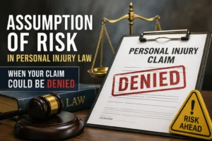 assumption of risk in personal injury